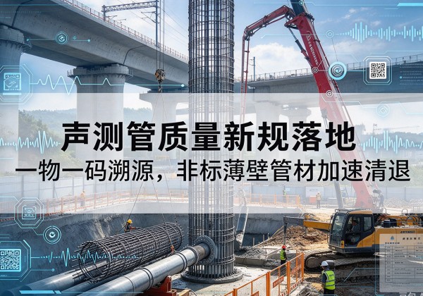 平利声测管质量新规落地，一物一码溯源，非标薄壁管材加速清退