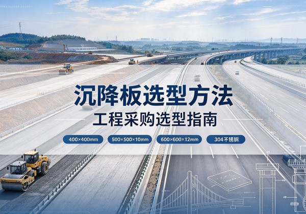 平利沉降板选择方法